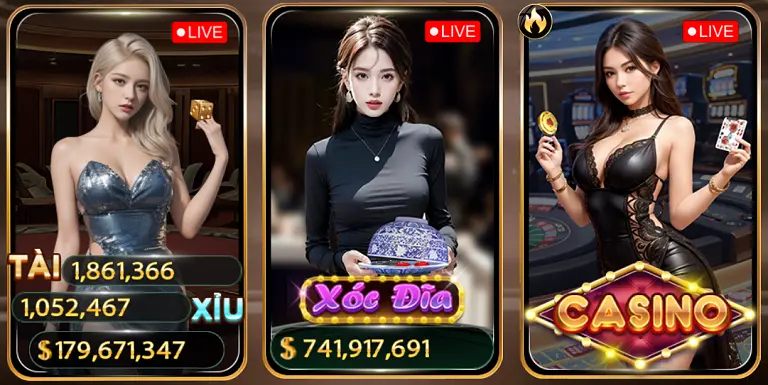 Game live hấp dẫn - Sòng bạc đẳng cấp