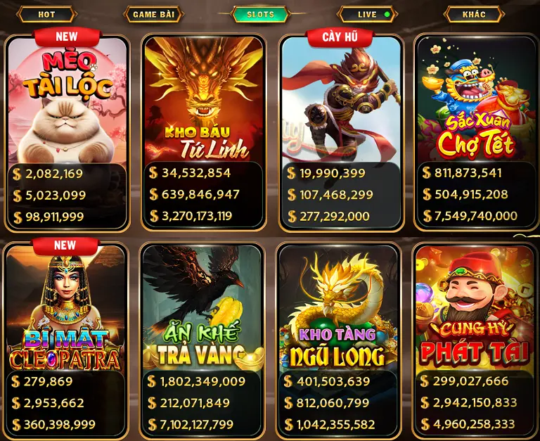 Slots game - Quay hũ dễ dàng