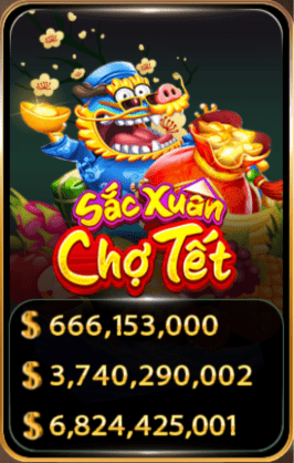 Slots game sắc xuân chợ tết